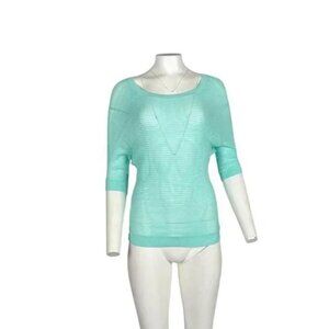 Express Knit Sweater Mint Green Size XS